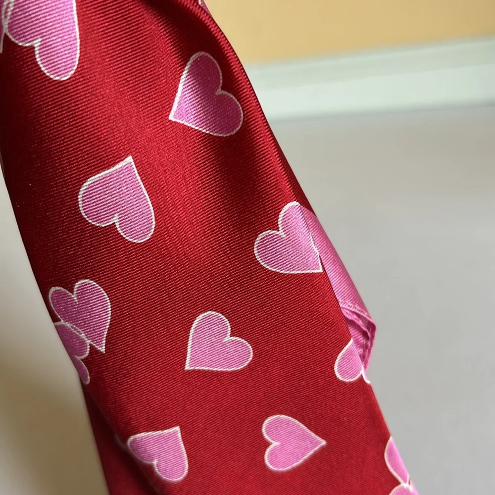 Kate Spade Heart links silk square scarf